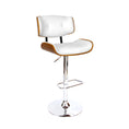 Load image into Gallery viewer, Artiss Bar Stools Gas Lift Leather White