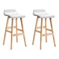 Load image into Gallery viewer, Artiss 2x Bar Stools Wooden Stool White