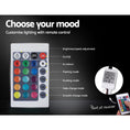 Load image into Gallery viewer, Artiss Bed Frame Queen Size LED Gas Lift Grey COLE