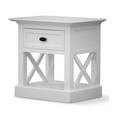 Load image into Gallery viewer, Beechworth Bedside Tables 1 Drawer Storage Cabinet Shelf Side End Table - White
