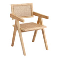 Load image into Gallery viewer, Artiss 1x Dining Chair Wooden Rattan Seat Rubber Wood Frame