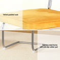 Load image into Gallery viewer, Artiss Dining Chairs Set of 4 Velvet Rattan Cantilever Yellow