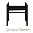 Load image into Gallery viewer, Elliot Single Seater Bench with Genuine Leather (Black)