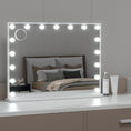 Load image into Gallery viewer, Embellir Makeup Mirror 80x60cm Hollywood Vanity with LED Light Tabletop White