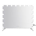 Load image into Gallery viewer, 80x65cm Embellir Makeup Mirror Hollywood Vanity with LED Light Silver Legs