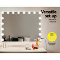 Load image into Gallery viewer, 80x65cm Embellir Makeup Mirror Hollywood Vanity with LED Light Silver Legs