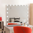 Load image into Gallery viewer, 80x65cm Embellir Makeup Mirror Hollywood Vanity with LED Light Silver Legs
