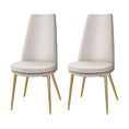Load image into Gallery viewer, Artiss Dining Chairs Set of 2 Linen Fabric High Back Beige