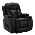 Load image into Gallery viewer, Artiss Recliner Chair Electric Heated Massage Chairs Faux Leather Cabin