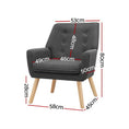Load image into Gallery viewer, Armchair Tub Single Dining Chair