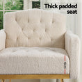 Load image into Gallery viewer, Artiss Armchair Boucle Beige Nicole