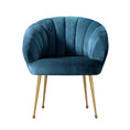 Load image into Gallery viewer, Artiss Armchair Velvet Blue Eloise