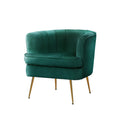 Load image into Gallery viewer, Artiss Armchair Velvet Green Norvia