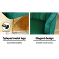 Load image into Gallery viewer, Artiss Armchair Velvet Green Norvia