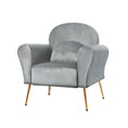 Load image into Gallery viewer, Artiss Armchair Lounge Chair Accent Armchairs Chairs Sofa Grey Velvet Cushion