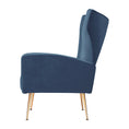 Load image into Gallery viewer, Artiss Armchair Navy Velvet Kate
