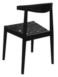 Load image into Gallery viewer, Elliot Leather Dining Chair (Black)