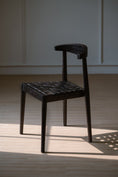 Load image into Gallery viewer, Elliot Leather Dining Chair (Black)