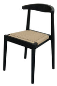 Load image into Gallery viewer, Arden Solid Oak Dining Chair with Loom (Black)