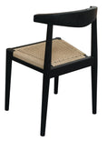 Load image into Gallery viewer, Arden Solid Oak Dining Chair with Loom (Black)