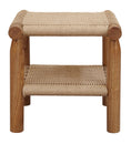 Load image into Gallery viewer, Kelly Handwoven Rattan Lamp Table (Almond)
