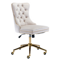 Load image into Gallery viewer, Velvet Home Office Chair- Beige