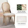 Load image into Gallery viewer, AADEN 2x Rattan Dining Chairs with Solid Wood Legs- Beige