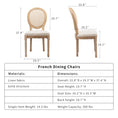 Load image into Gallery viewer, AADEN 2x Rattan Dining Chairs with Solid Wood Legs- Beige