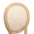 Load image into Gallery viewer, AADEN 2x Rattan Dining Chairs with Solid Wood Legs- Beige