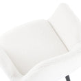 Load image into Gallery viewer, Boucle – teddy Sherpa Fabric Bliss Armrest Dining Chair Ensemble