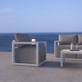 Load image into Gallery viewer, Alfresco Serenity Outdoor Lounge Set – Charcoal Grey