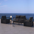 Load image into Gallery viewer, Alfresco Serenity Outdoor Lounge Set – White