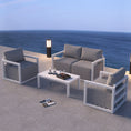 Load image into Gallery viewer, Alfresco Serenity Outdoor Lounge Set – White