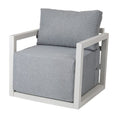 Load image into Gallery viewer, Alfresco Serenity Outdoor Lounge Set – White