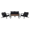 Load image into Gallery viewer, Aidan Garden Furniture Set in Slate Grey — 5 pieces