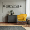 Load image into Gallery viewer, Armchair Padded Lounge Chair Accent Velvet Shell Scallop YELLOW