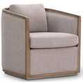 Load image into Gallery viewer, Moonlight Pine Fabric Club Armchair Executive Sofa Tub Chair - Steel