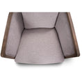Load image into Gallery viewer, Moonlight Pine Fabric Club Armchair Executive Sofa Tub Chair - Steel