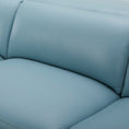 Load image into Gallery viewer, Inala 2 Seater Genuine Leather Sofa Lounge Electric Powered Recliner LHF Chaise Blue