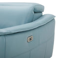 Load image into Gallery viewer, Inala 2 Seater Genuine Leather Sofa Lounge Electric Powered Recliner LHF Chaise Blue