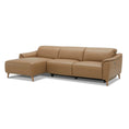 Load image into Gallery viewer, Inala 2 Seater Genuine Leather Sofa Lounge Electric Powered Recliner LHF Chaise Latte