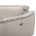 Load image into Gallery viewer, Inala 2.5 Seater Genuine Leather Sofa Lounge Electric Powered Recliner Light Grey