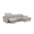Load image into Gallery viewer, Inala 2 Seater Genuine Leather Sofa Lounge Electric Powered Recliner RHF Chaise Light Grey