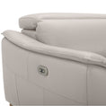 Load image into Gallery viewer, Inala 2 Seater Genuine Leather Sofa Lounge Electric Powered Recliner RHF Chaise Light Grey