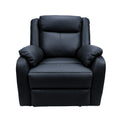 Load image into Gallery viewer, Bella 1 Seater Electric Recliner Genuine Leather Upholstered Lounge - Black