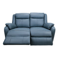 Load image into Gallery viewer, Bella 2 Seater Electric Recliner Genuine Leather Upholstered Lounge - Blue