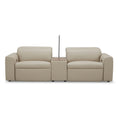 Load image into Gallery viewer, Hallie 2 Seater Genuine Leather Sofa Lounge Electric Powered Recliner Beige