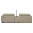 Load image into Gallery viewer, Hallie 2 Seater Genuine Leather Sofa Lounge Electric Powered Recliner Beige