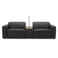 Load image into Gallery viewer, Hallie 2 Seater Genuine Leather Sofa Lounge Electric Powered Recliner Graphite