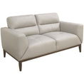 Load image into Gallery viewer, Downy Genuine Leather Sofa 2 Seater Upholstered Lounge Couch - Silver